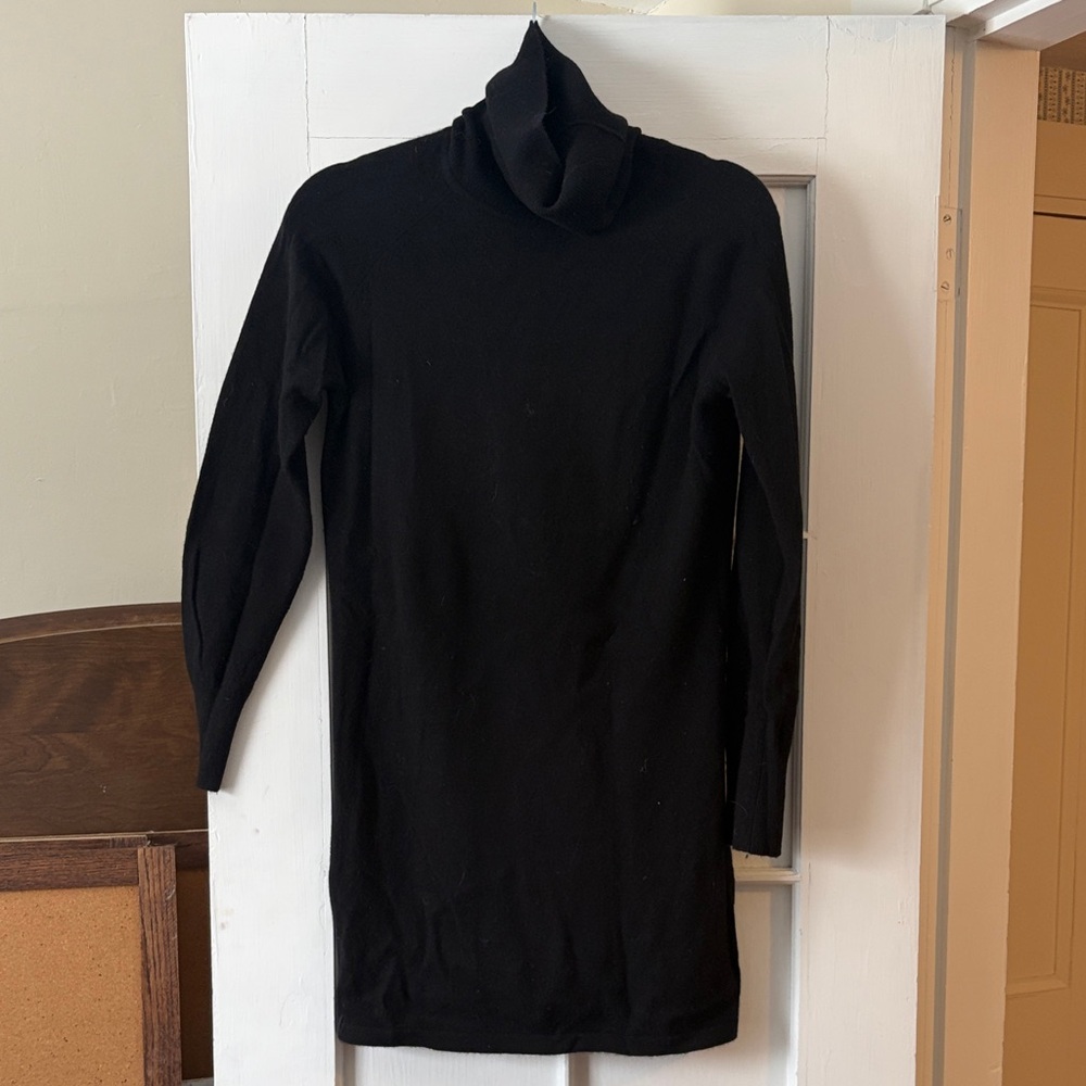Quince Black Mini Dress